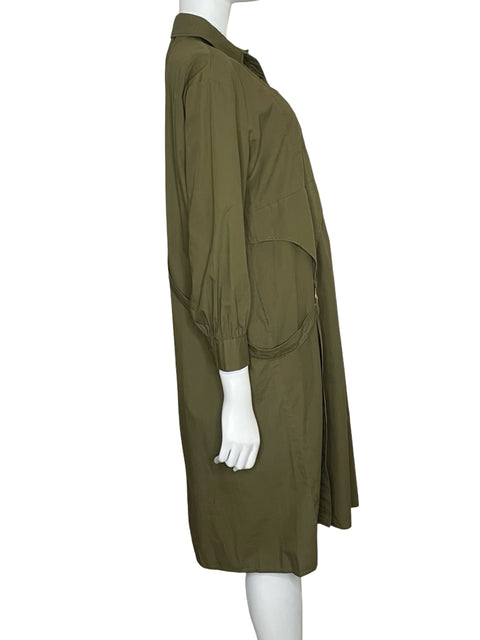 Vestido Beulah Camisero Verde - Talla U