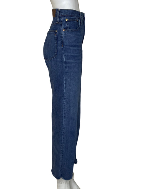 Jean Madewell Bota Ancha Azul - Talla 26