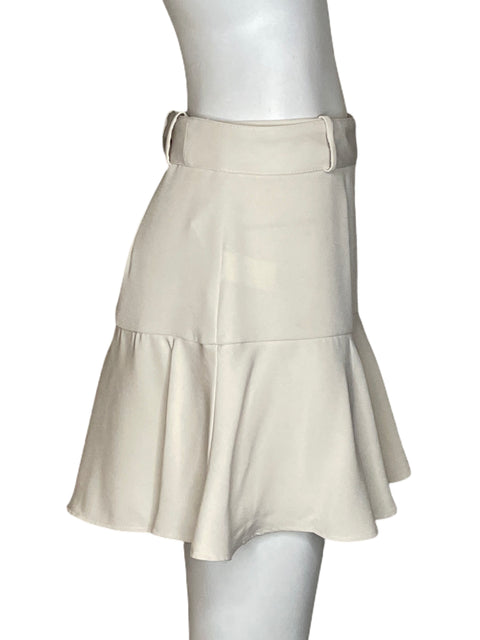 Falda Zara Vuelos Beige - Talla M