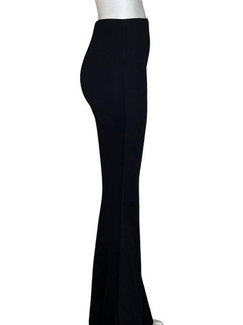 Pantalón Zara Bota Ancha Negro - Talla M