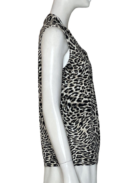 Blusa Calvin Klein Estampado Animal Print Negro - Talla M