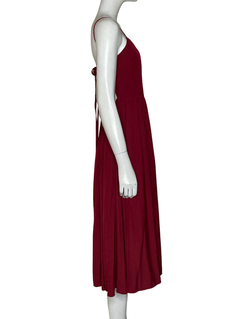 Vestido Tesoro Tps Plisado Rojo - Talla L