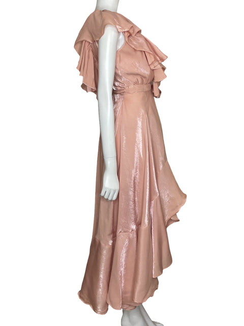 Vestido Vtch Crossbody Vuelos Rosado - Talla XS