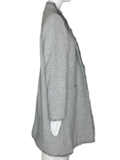 Chaqueta Arturo Calle Estampado Tejido Texturizado Negro - Talla XL