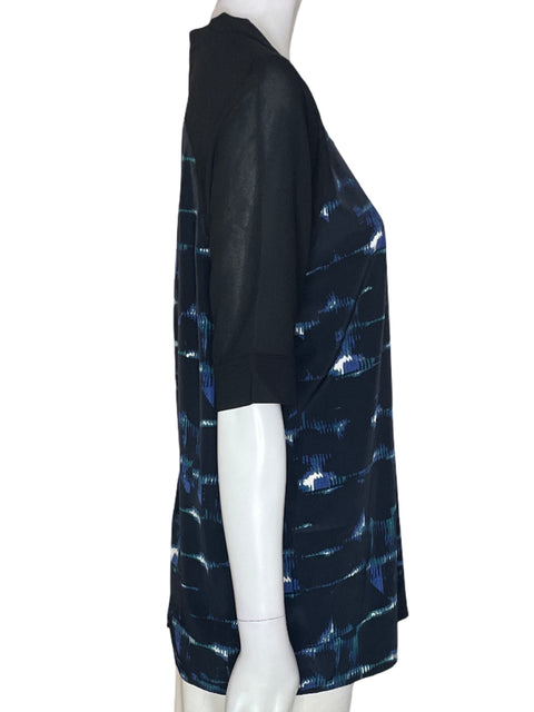 Blusa Calvin Klein Estampado Manga corta Azul - Talla M