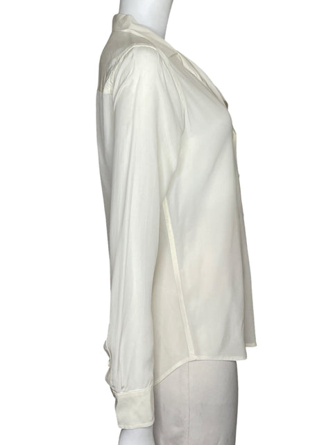 Camisa Equipment Femme Clásica Beige - Talla S