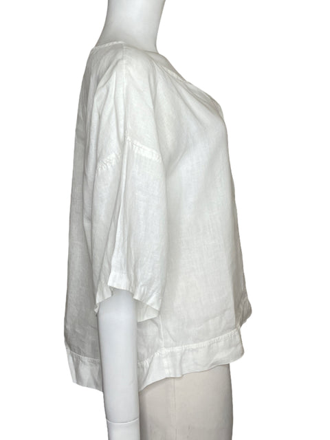 Blusa Femmes Terribles Cuello v Blanco - Talla U