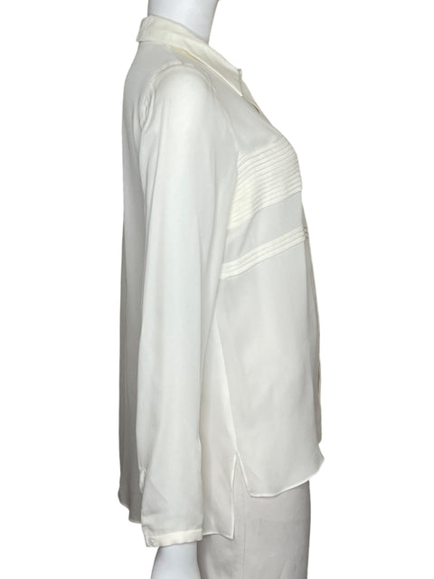 Blusa Elie Tahari Samra Negro - Talla S