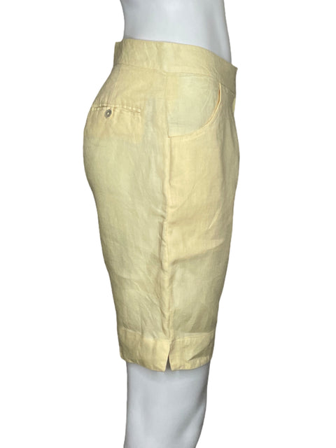 Short Ketty Tinoco Bermuda Amarillo - Talla 8