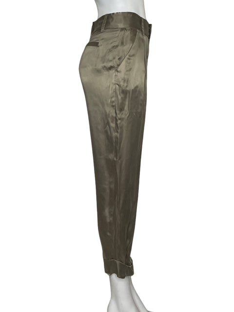 Pantalón Alice + Olivia Pinzas Marrón - Talla 2