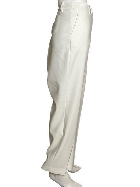 Pantalón Anne Klein Trouser Recto Blanco - Talla 14