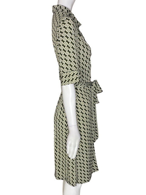 Vestido Laundry Botones Manga corta Blanco - Talla 8
