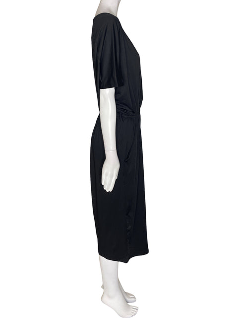 Mono Meaveor Cruzado Liso Cuello v Negro - Talla L