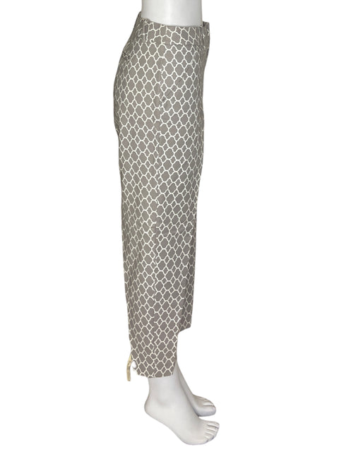 Pantalón Merona Recto Asimétrico Gris - Talla 12