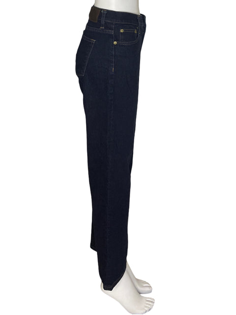 Pantalón Ralph Lauren Wide-leg Recto Azul - Talla 10