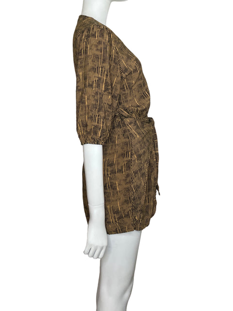 Romper Zinzane Rayas Amarillo - Talla S