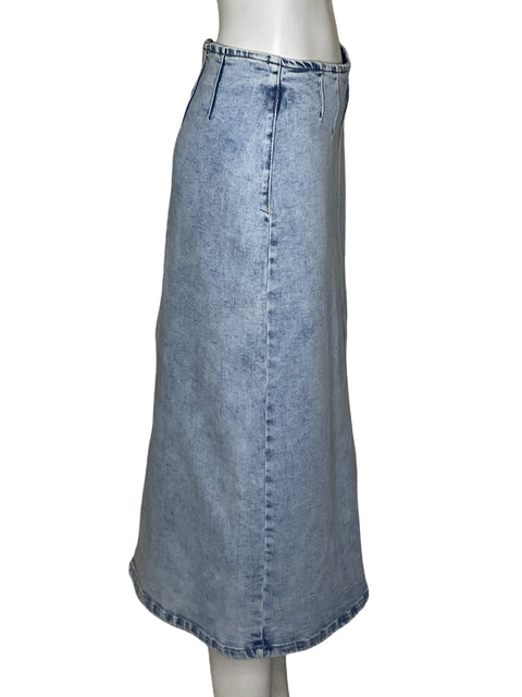 Falda Most Wanted Jean Midi Azul - Talla 8