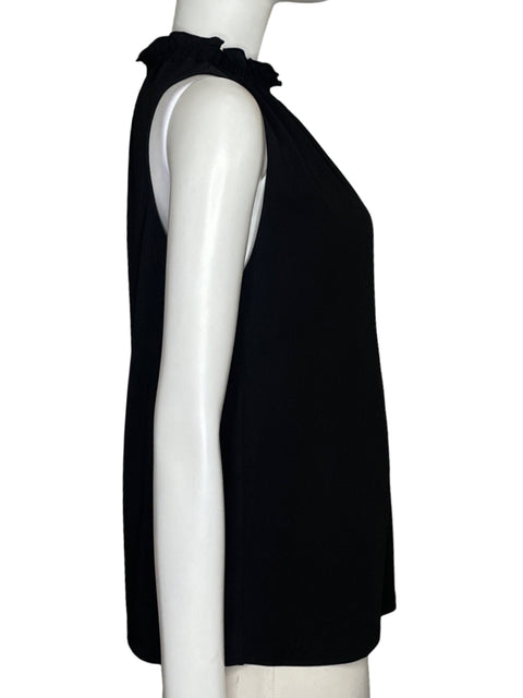 Blusa Zara Sin mangas Fluida Negro - Talla S