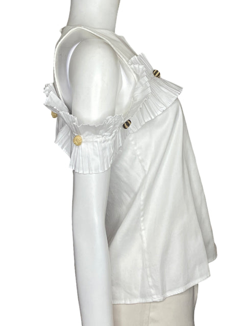 Top Azulu Blanca marea Blanco - Talla L