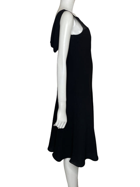 Vestido Evan-picone Midi Negro - Talla 8