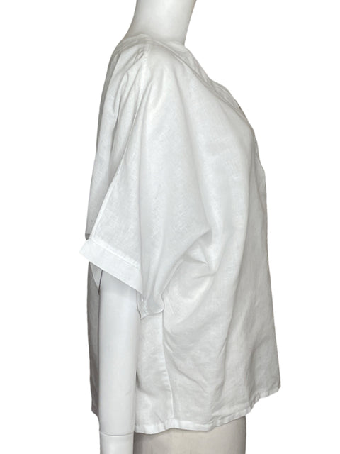 Blusa Edwin Aroca Cuello v Blanco - Talla U