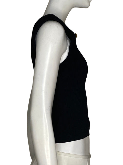 Top Express Acanalado Negro - Talla S