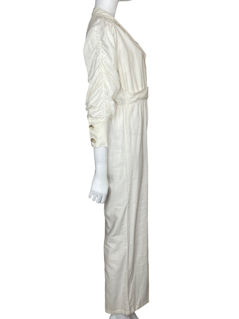 Mono Perza Camisero Blanco - Talla M