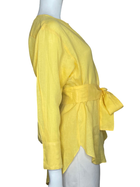 Camisa Mpm Manga larga Cinturón Amarillo - Talla 6