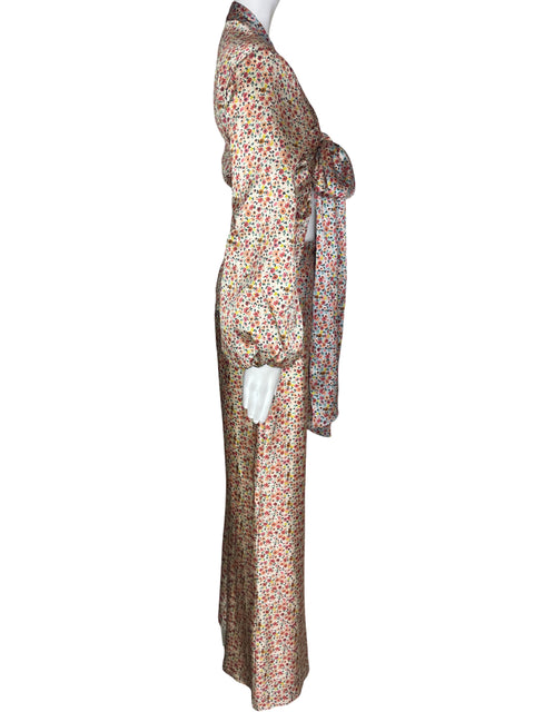 Conjunto Silvia Tcherassi Estampado Floral Pantalón/blusa Rosado - Talla L
