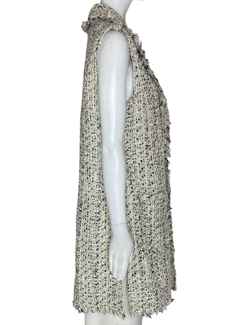Chaqueta Chico's Estampado Tejido Beige - Talla 0