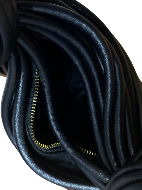Cartera Filany & Fred Cuero Negro - Talla U