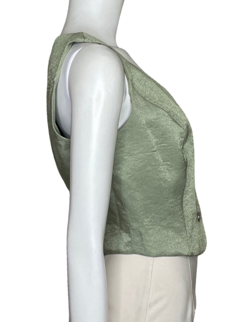 Chaleco Guess Metalizado Verde - Talla M