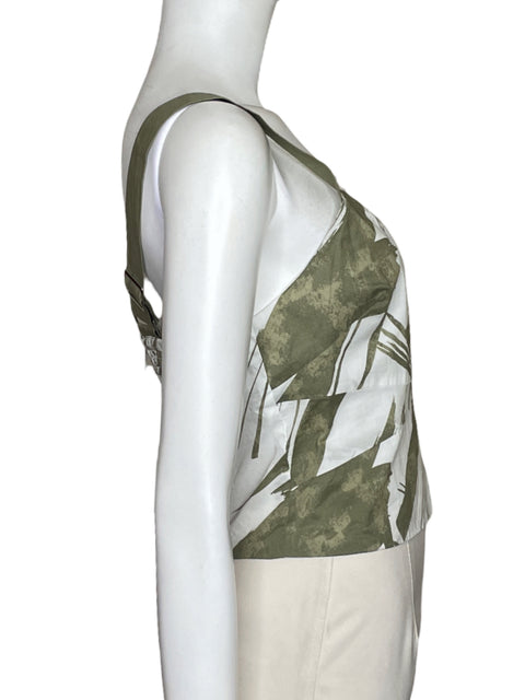 Top Dkny Crop Verde - Talla M
