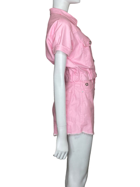 Set Carmen Steffens Denim Short+chaqueta Rosado - Talla 38