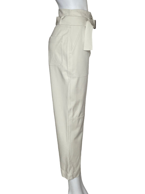 Pantalón Banana Republic High-waist Blanco - Talla 6