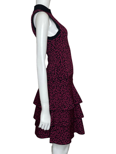 Vestido Michael Kors Animal print Vuelos Rosado - Talla S