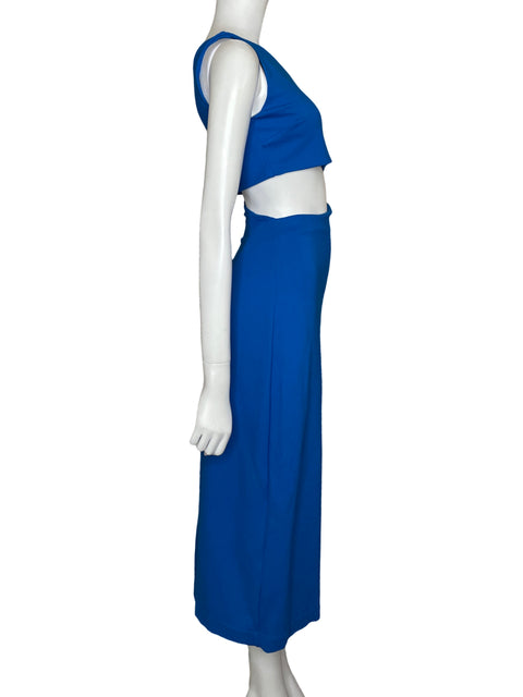 Vestido Nbd Cut-out One shoulder Azul - Talla L