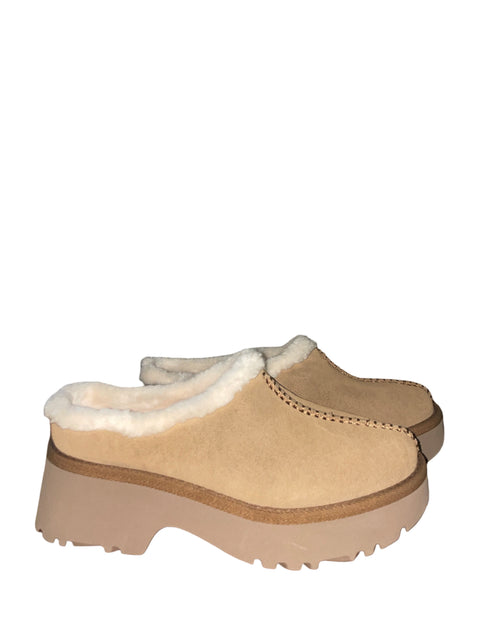 Calzado Ugg Zueco Plataforma Beige - Talla 8