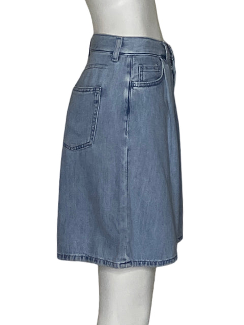 Bermuda Cos Pinzas Relaxed fit Azul - Talla 25