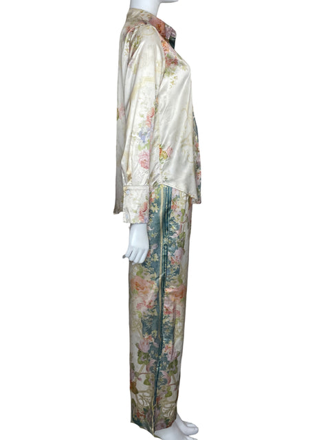 Set Tesoro Tps Camisa+pant Printed Verde - Talla S