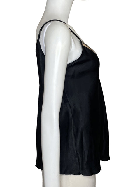 Top Lynne Tirantes Satinado Negro - Talla 38