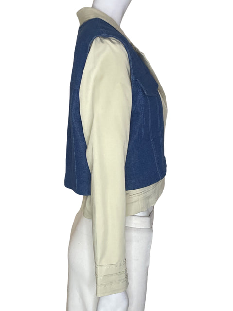 Chaqueta Duma & Co Liso Jeans Manga larga Azul - Talla XS