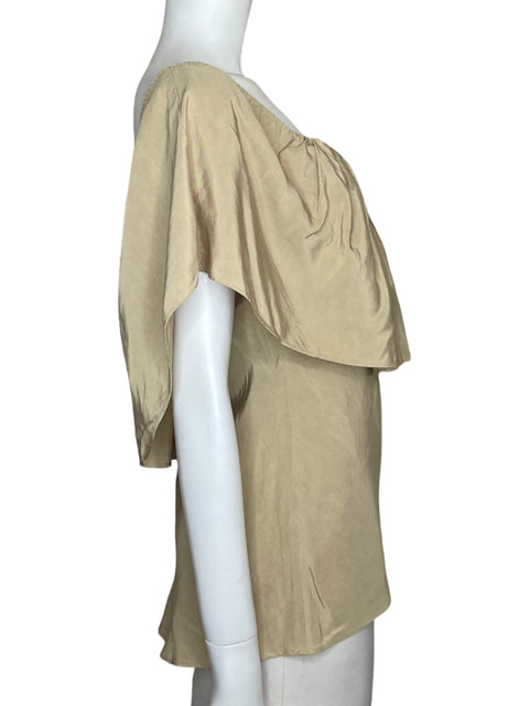 Blusa Zara Vuelo Beige - Talla XS
