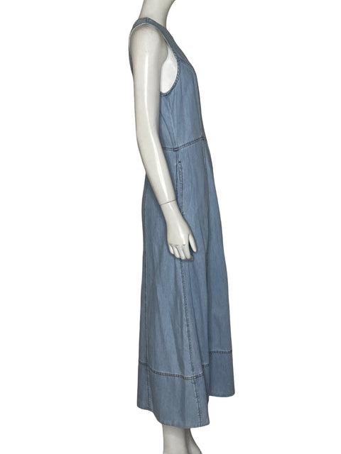 Vestido Staple The Label Jean Midi Azul - Talla S