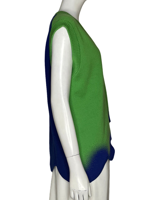 Chaleco Ph5 Efecto Degradado Cuello v Verde - Talla XS
