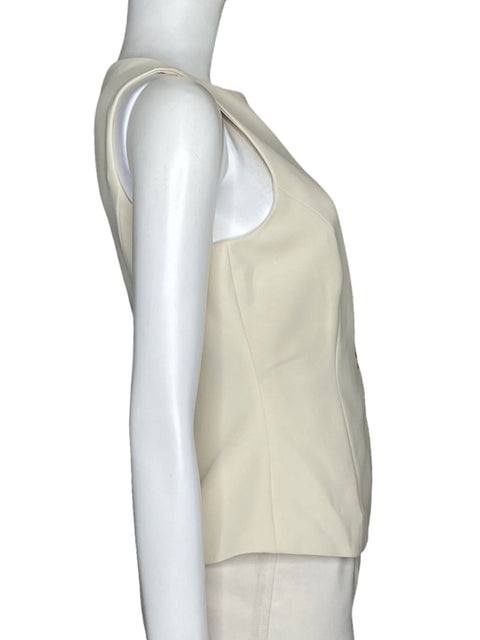Chaleco Aakaa Cuello redondo Beige - Talla S
