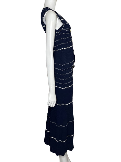 Vestido Current Air Midi Azul - Talla S