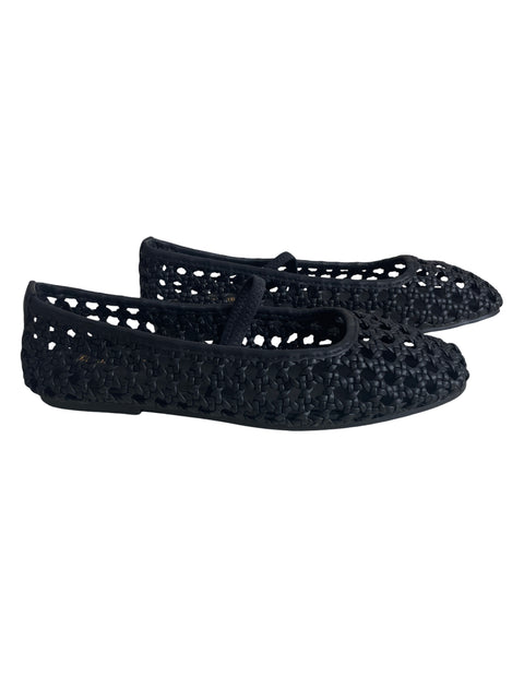 Zapato Cushionaire Bajos Tejidos Punta cerrada Negro - Talla 8