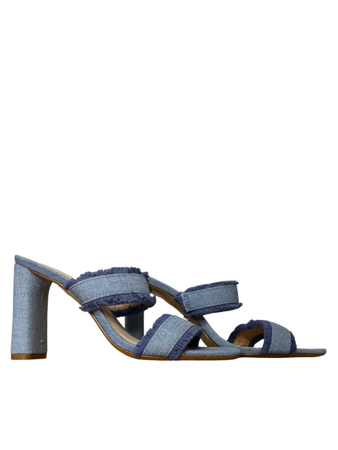 Tacón Schutz Denim Tacón alto Azul - Talla 7.5
