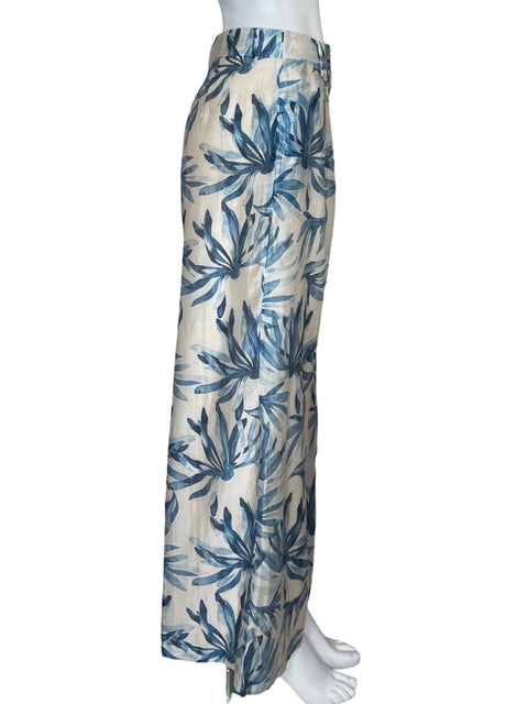Pantalón Aakaa Wide-leg Azul - Talla M